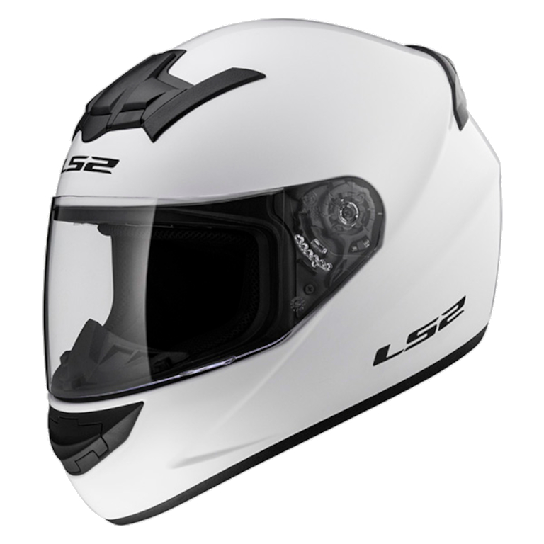 Helm LS2 FF352 Rookie Solid Gloss White Helm Ringan DD Ring