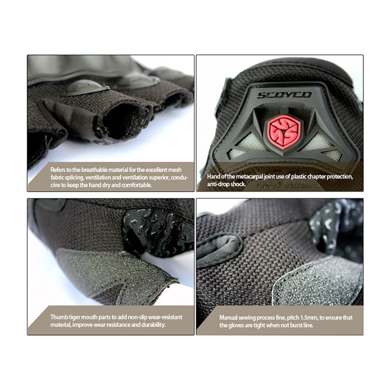 Jual Sarung Tangan Scoyco MC12D Pendek