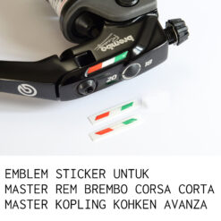 Emblem Sticker Master Rem Brembo Corsa Corta Kopling Kohken Avanza
