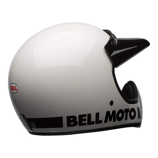 Helm Bell Moto-3 Classic White