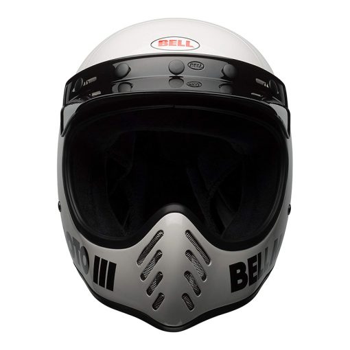 Helm Bell Moto-3 Classic White