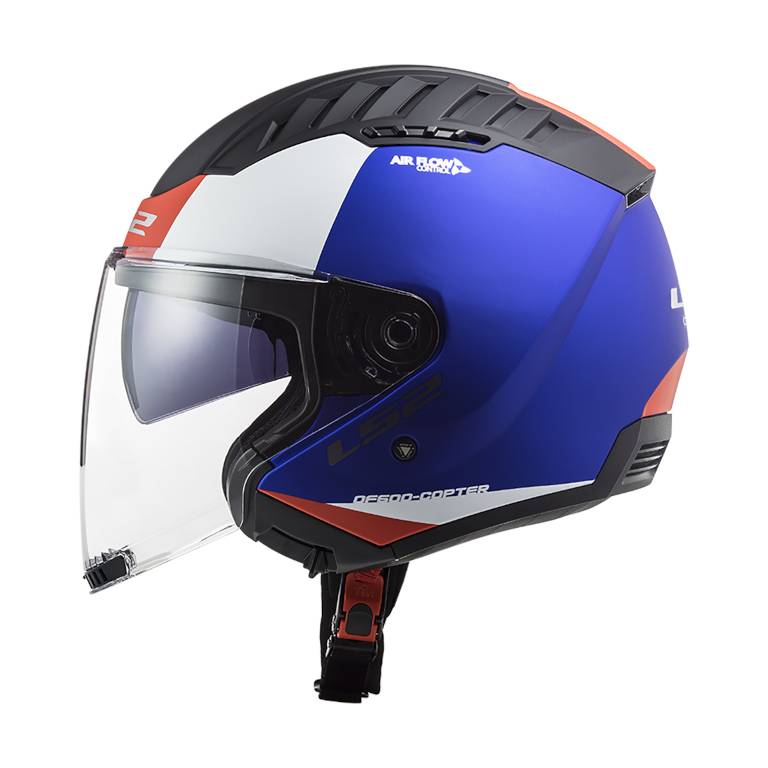 Jual Helm LS2 OF600 Copter Urbane Matt Blue Red