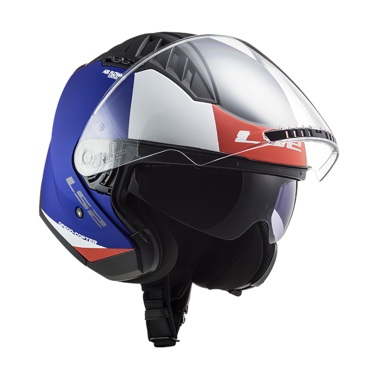 Jual Helm LS2 OF600 Copter Urbane Matt Blue Red