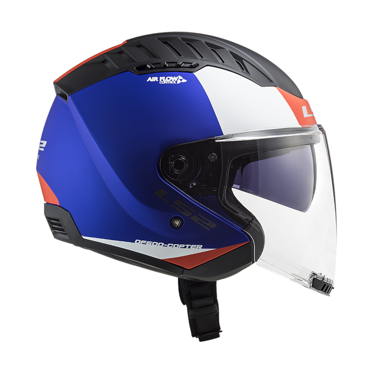 Jual Helm LS2 OF600 Copter Urbane Matt Blue Red