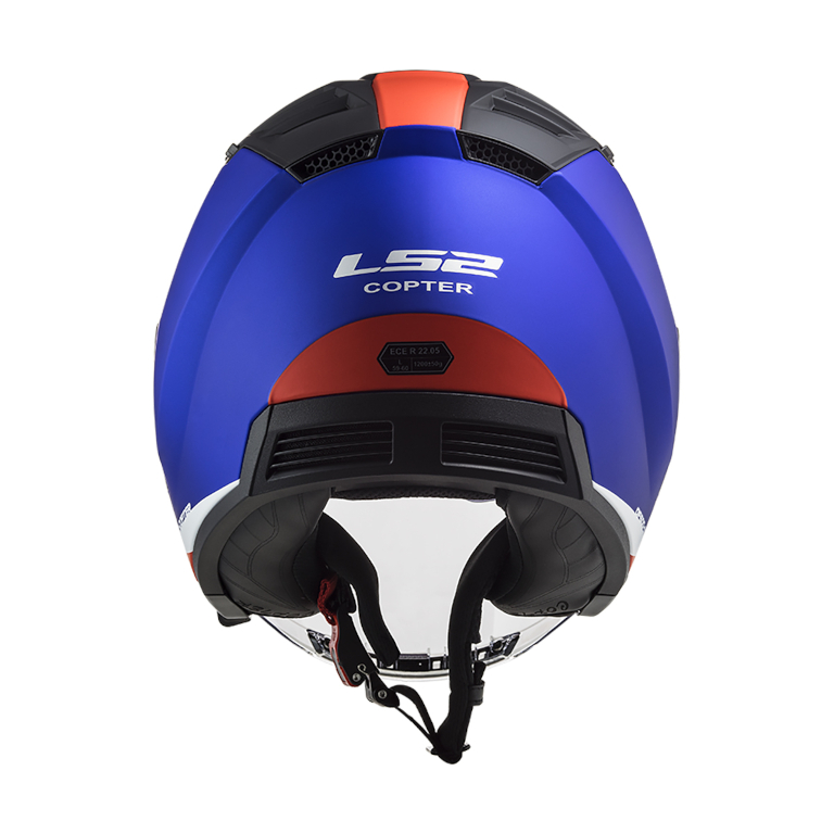 Jual Helm LS2 OF600 Copter Urbane Matt Blue Red
