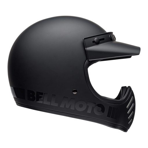 Helm Bell Moto-3 Classic Matte Gloss Blackout