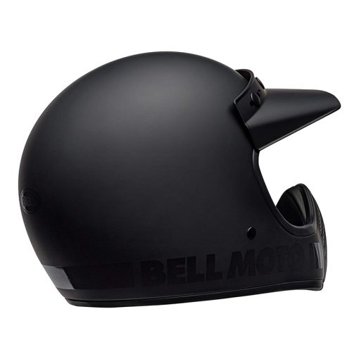 Helm Bell Moto-3 Classic Matte Gloss Blackout