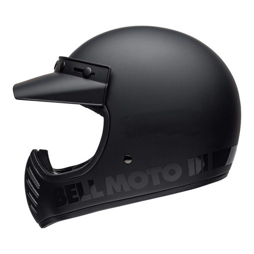 Helm Bell Moto-3 Classic Matte Gloss Blackout