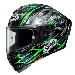 Helm Shoei X-Fourteen Yanagawa 5 TC-4 Green Black