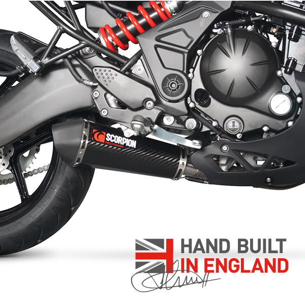Knalpot Scorpion Carbon Serket Kawasaki ER6 Full System
