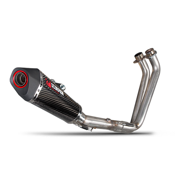 Knalpot Scorpion Carbon Serket Kawasaki ER6 Full System