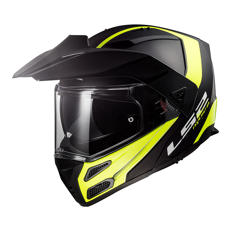 Helm LS2 FF324 Metro Evo Rapid Matt Black Gloss Yellow