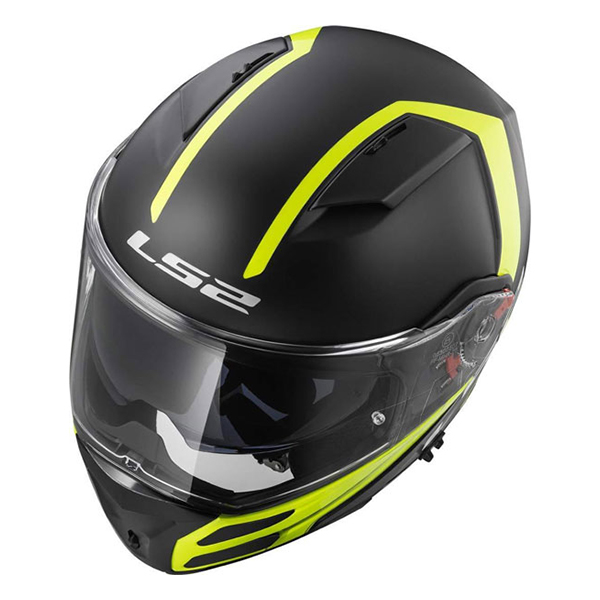 Helm LS2 FF324 Metro Evo Rapid Matt Black Gloss Yellow