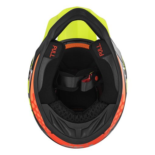 Helm LS2 MX437 Fast Volt Black Yellow Orange