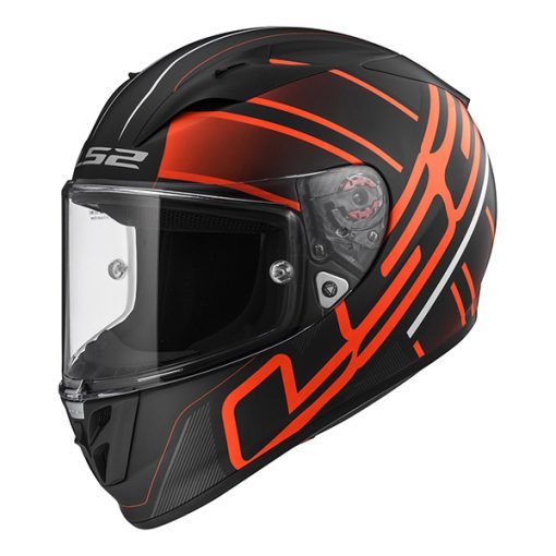 Helm LS2 FF323 Arrow R Evo Ion Matt Black Red