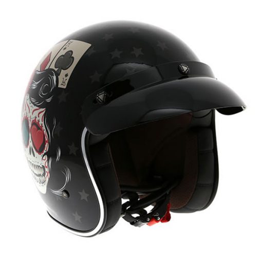 Helm LS2 OF583 Bobber Tattoo Black