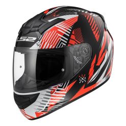 Helm LS2 FF352 Rookie Infinite White Black Red