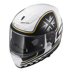Helm LS2 FF390 Breaker Classic White Black