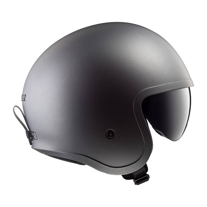 Helm LS2 OF599 Spitfire Solid Matt Titanium