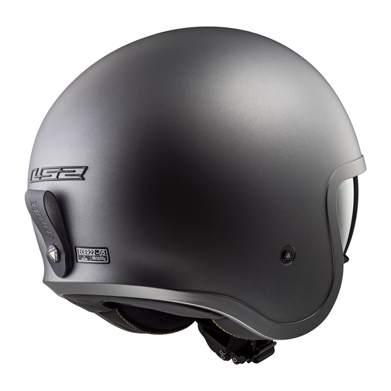 Helm LS2 OF599 Spitfire Solid Matt Titanium
