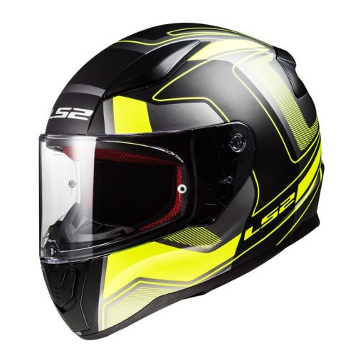 Helm LS2 FF353 Rapid Carrera Black H-V Yellow