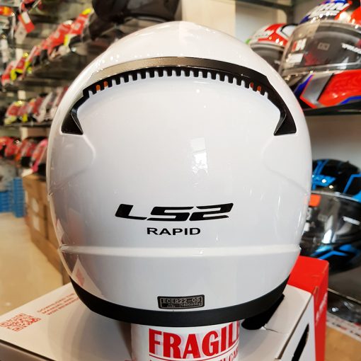 Helm LS2 FF353 Rapid Solid White