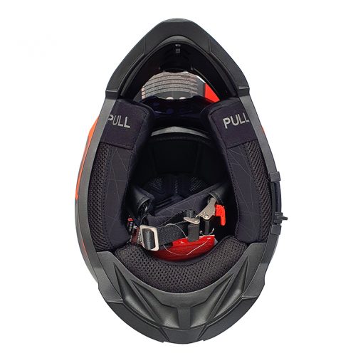 Jual Helm LS2 MX436 Pioneer Adventurer Matt Black Orange