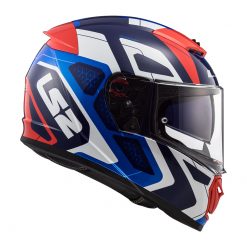 Helm LS2 FF390 Breaker Android Blue Red