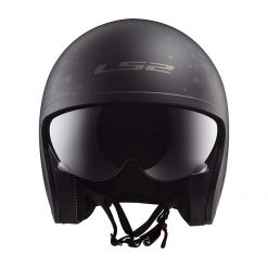 Helm LS2 OF599 Spitfire Flag Matt Black