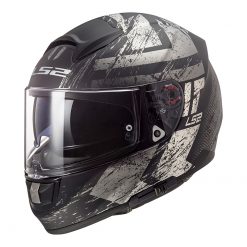Helm LS2 FF397 Vector Evo Hunter Matt Black Titanium