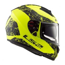 Helm LS2 FF397 Vector Evo Sign Matt Black Hi-Vis Yellow