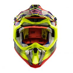 Helm LS2 MX470 Subverter Bomber Hi-Vis Yellow Blue Red