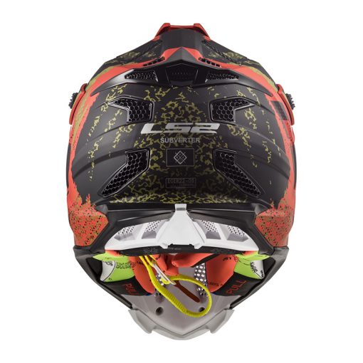 Helm LS2 MX470 Subverter Claw Matt Black Red