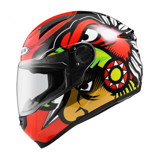 Jual Helm Zeus ZS-811 AL29 Black Red