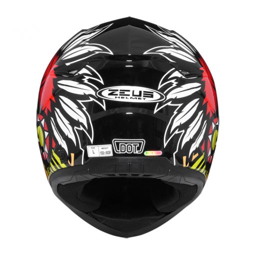 Jual Helm Zeus ZS-811 AL29 Black Red