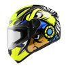 Jual Helm Zeus ZS-811 Black AL29 Fluo Yellow
