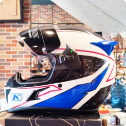 Helm Klim F5 Krios Carbon Valiance White