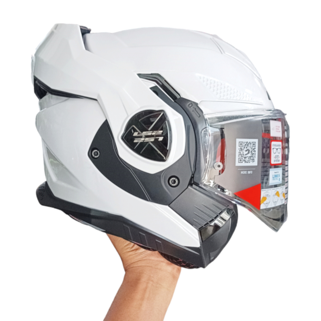 Helm LS2 Advant-X FF901 Modular Flip Back Gloss White