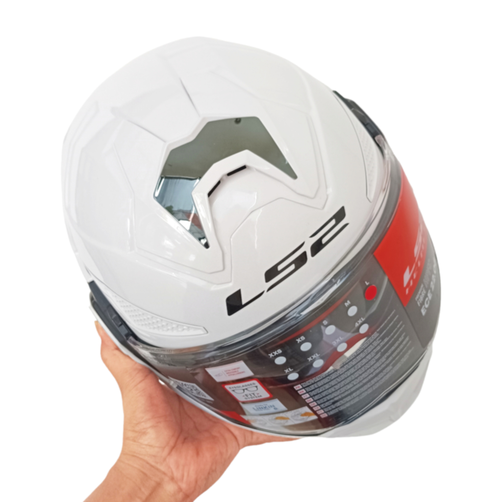 Helm LS2 Advant-X FF901 Modular Flip Back Gloss White