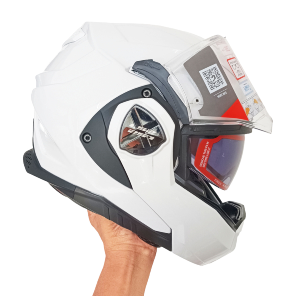Helm LS2 Advant-X FF901 Modular Flip Back Gloss White