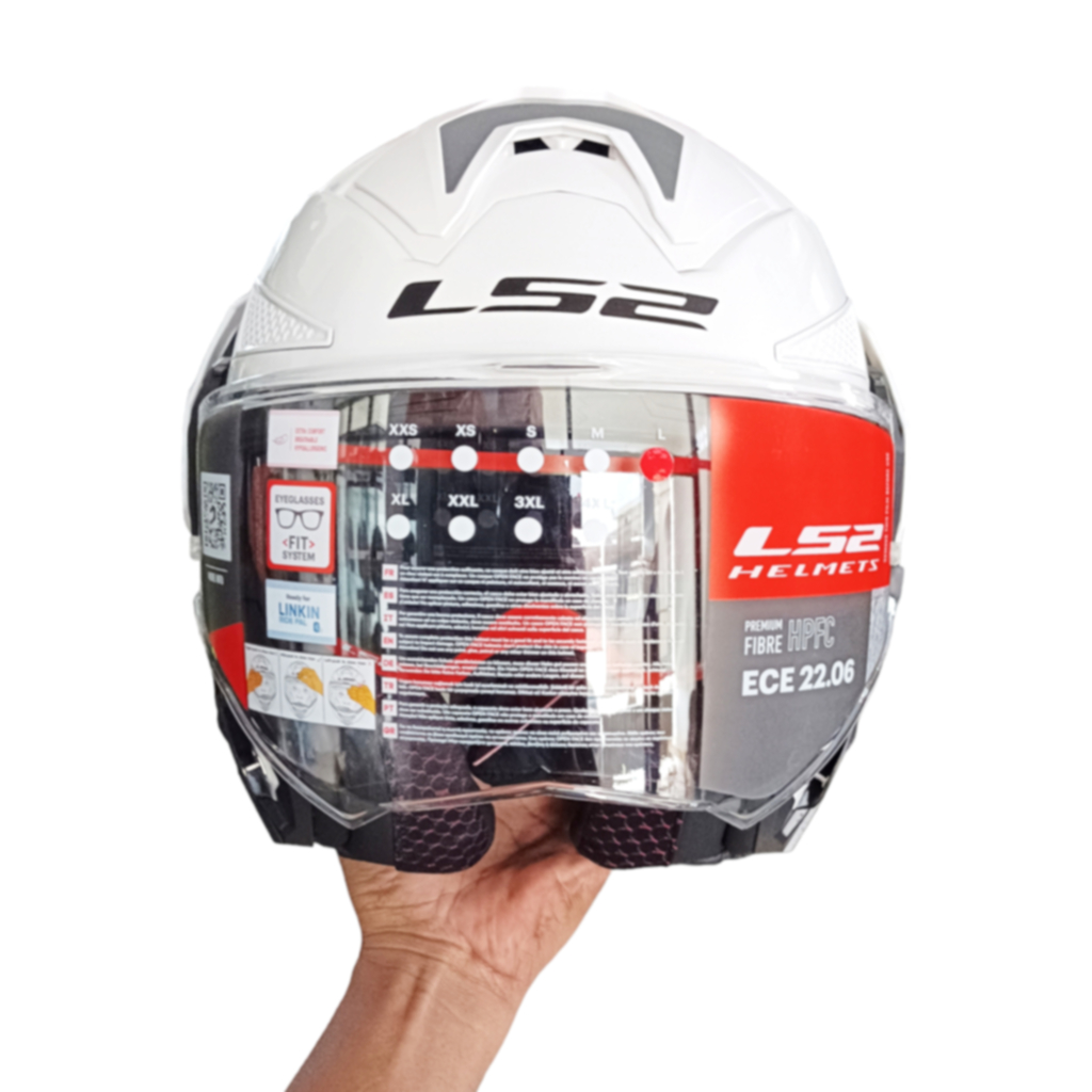 Helm LS2 Advant-X FF901 Modular Flip Back Gloss White