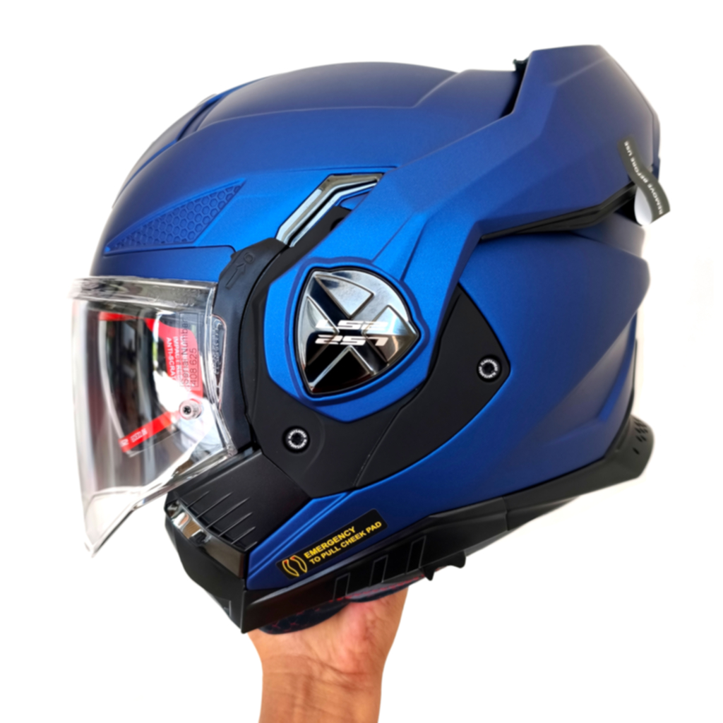 Helm LS2 Advant-X FF901 Modular Flip Back Matt Navy Blue
