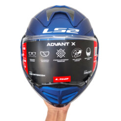 Helm LS2 Advant-X FF901 Modular Flip Back Matt Navy Blue