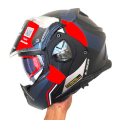Helm LS2 Advant-X FF901 Modular Flip Back Ultra Matt Blue Red