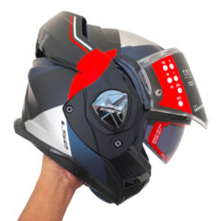 Helm LS2 Advant-X FF901 Modular Flip Back Ultra Matt Blue Red