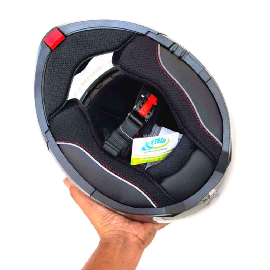 Helm LS2 Strobe 2 FF908 Gloss Titanium