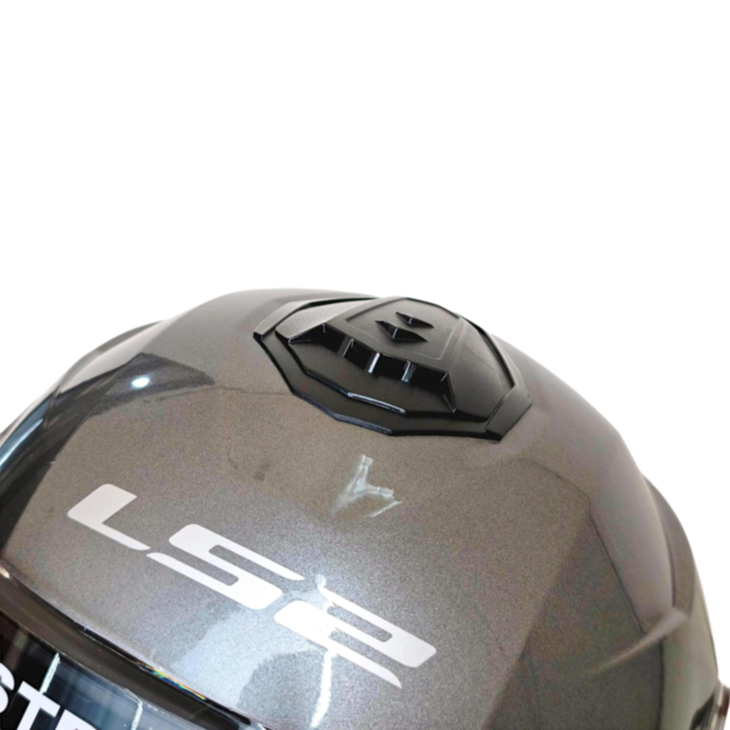 Helm LS2 Strobe 2 FF908 Gloss Titanium