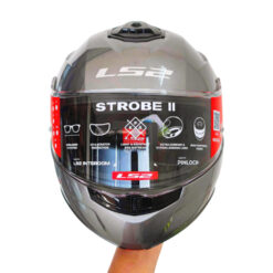 Helm LS2 Strobe 2 FF908 Gloss Titanium
