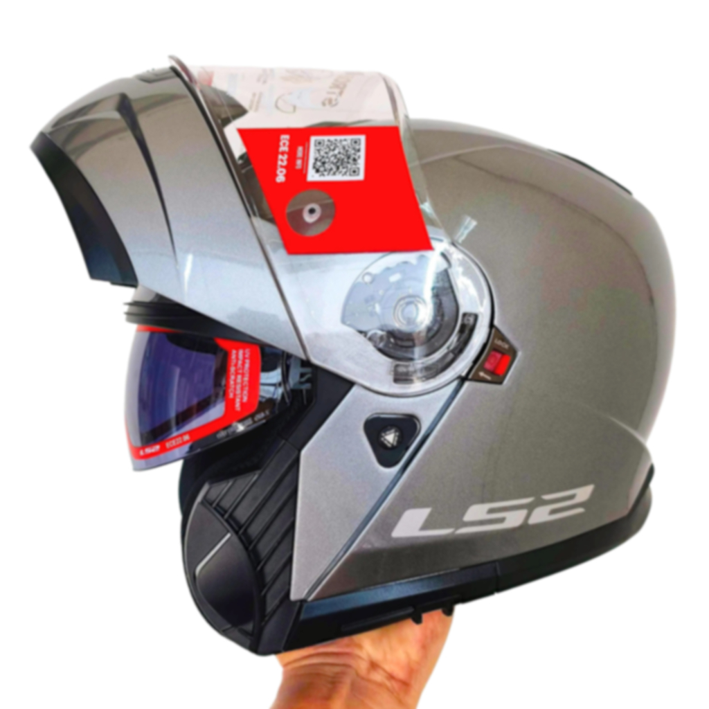 Helm LS2 Strobe 2 FF908 Gloss Titanium