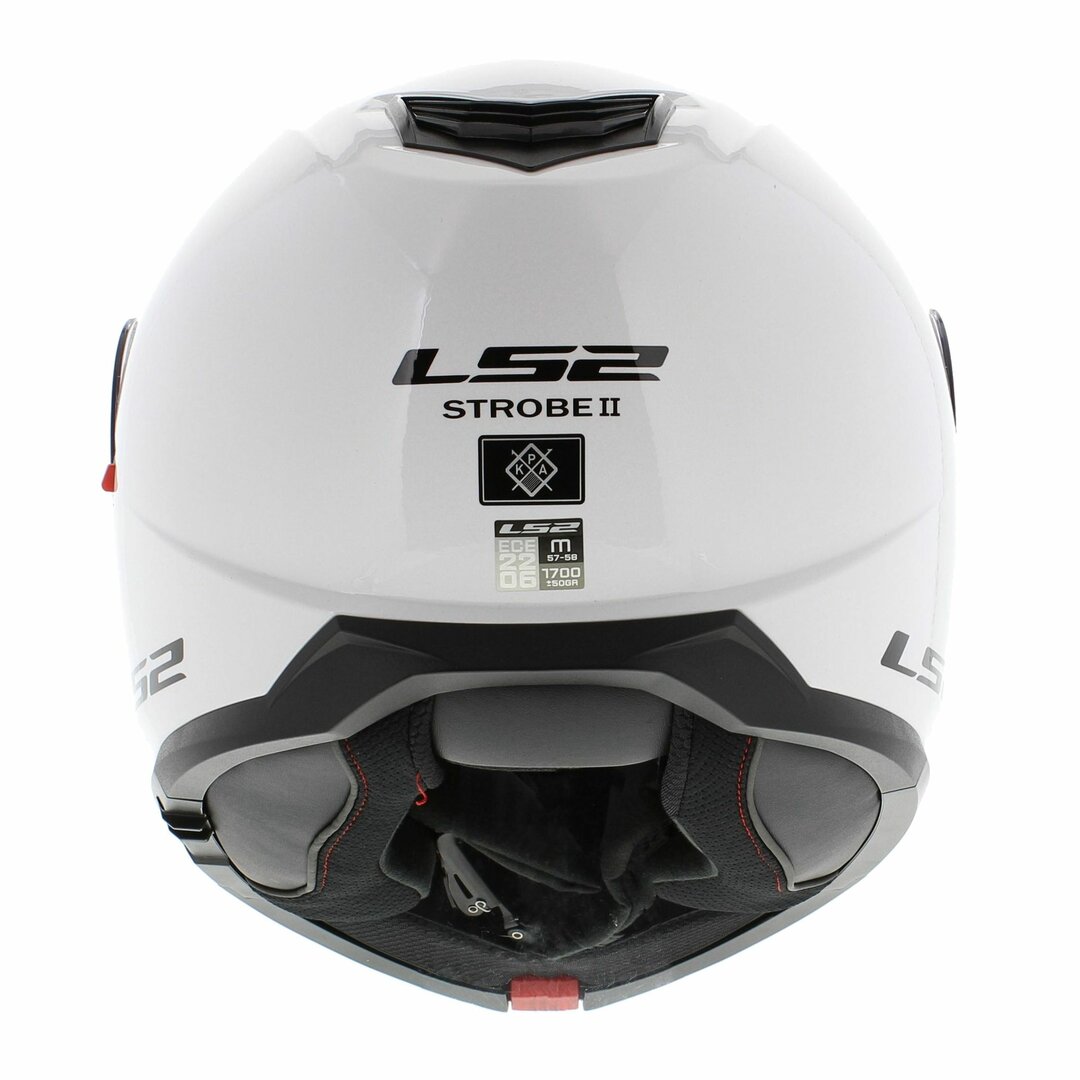 Helm LS2 Strobe 2 FF908 Gloss White